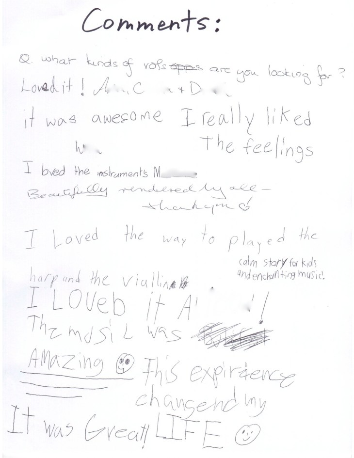 Nov 2017 concert comments